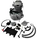 Двигатель 4т. 300 см3 FE300 Loncin (LX176YMN) 4х клапанный, 6МКПП, +радиатор маслянного охлаждения