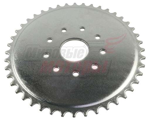 Изображение для Звезда ведомая 44 зуба F50,F80,NR50,NR80,T100,72(8P) цинк (9 отверстий)