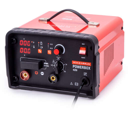 Изображение для Пуско-зарядное устройство Foxweld KVAZARRUS PowerBox 420I (таймер, алюминиевый кейс)