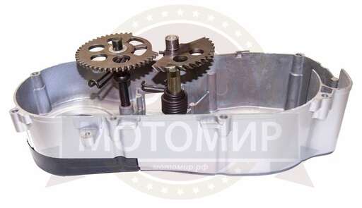 Изображение для Крышка картера GY6-125 Сити125 вариатора левая с пусковым мех. кик вперед