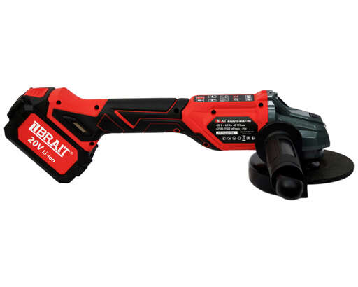 Изображение для МШУ аккумуляторная BRAIT BCAG20/125-4PUBL-1 PRO (125мм, 20Вт, 2500-11500об/мин, плавный пуск, бесщёточный двигатель)