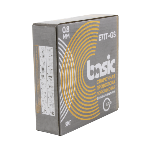 Изображение для Проволока сварочная порошковая Basic E71T-GS д.0,8 (5кг) START STB71850