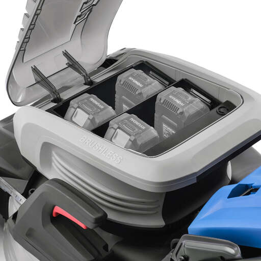 Изображение для Аккумуляторная самоходная газонокосилка Hyundai LA 4047 (поставляется без аккумуляторных батарей и зарядного устройства)