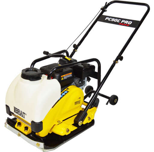 Изображение для Виброплита бензиновая Brait PC90C PRO (Одноходовая, глубина уплотнения 300мм,производительность 660м2/ч, скорость 24м/мин, частота 92 Гц,)