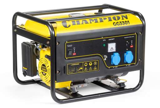 Изображение для Бензиновый генератор CHAMPION GG3301 (3.1 кВт)