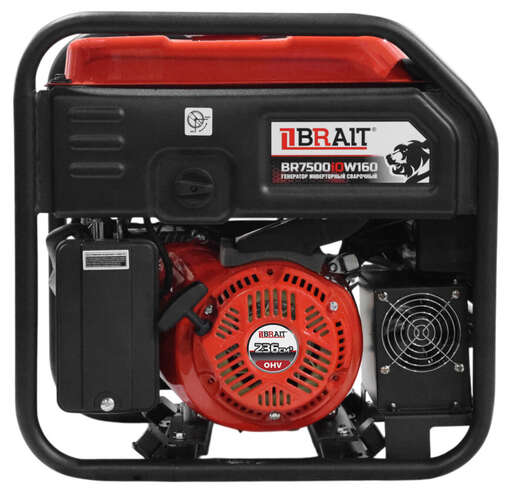 Изображение для Генератор бензиновый инверторный сварочный Brait BR7500iOW160 (5.5 кВт)