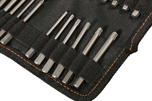 Изображение для Отвертка с насадками, 26 предметов, мягкий чехол, CrV Sturm!