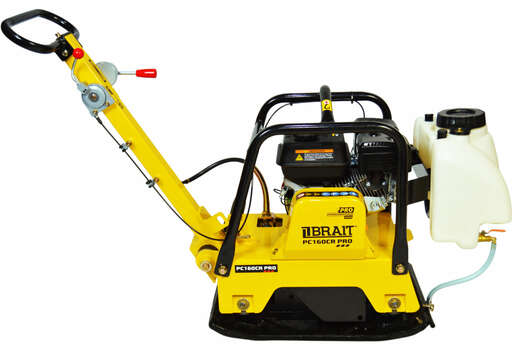 Изображение для Виброплита бензиновая Brait PC160CR PRO PRO (Реверсивная, глубина уплотнения 500мм,производительность 570м2/ч, скорость 15м/мин, частота 67 Гц,)