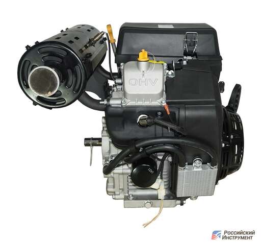 Изображение для Двигатель Loncin H765i 20А (30 лс, 25 мм, инжекторный, ручной стартер, электростартер, катушка освещения 20А)