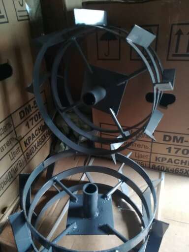 Изображение для Грунтозацепы для мотоблоков Ока, Нева (под круг, D = 30 мм, 3 обода)