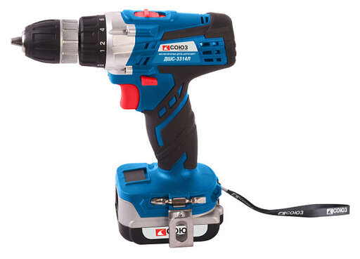 Изображение для Аккумуляторный шуруповерт СОЮЗ ДШС-3314Л