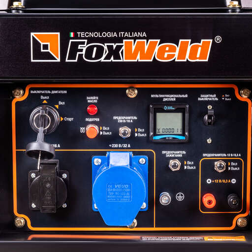 Изображение для Дизельный генератор FoxWeld Expert D5500-1 (5.5 кВт, дизель, электростартер)