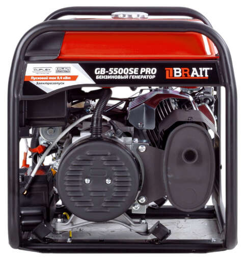 Изображение для Генератор бензиновый Brait GB-5500SE PRO (5.5 кВт, электростартер, возможность автозапуска, пусковой ток 9.4 кВт)
