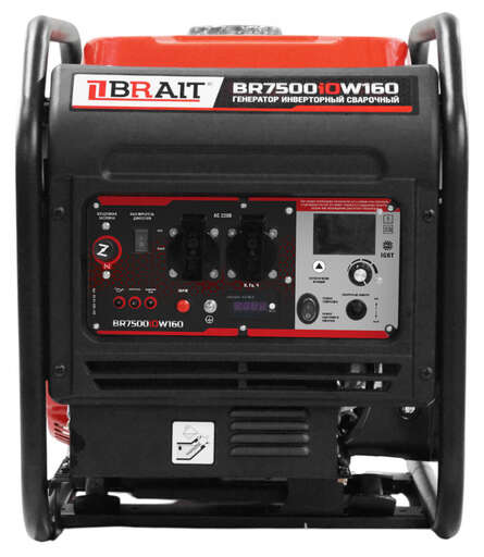 Изображение для Генератор бензиновый инверторный сварочный Brait BR7500iOW160 (5.5 кВт)