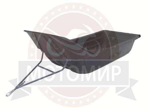 Изображение для Сани волокуши снегоходные 2200 с отбойником, демпфером, накладками, (2370 х1020/700 х750) мм,