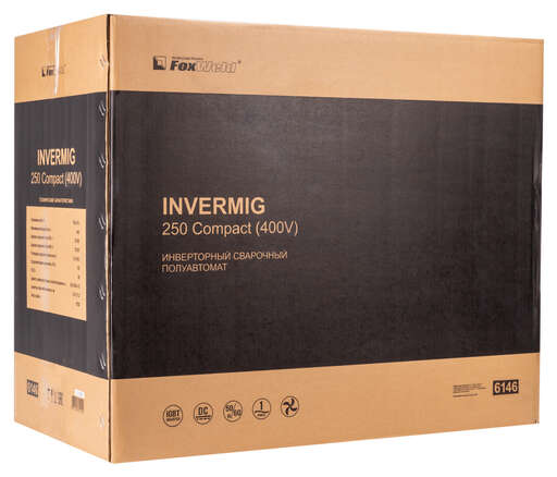 Изображение для Сварочный полуавтомат Foxweld INVERMIG 250 COMPACT (трехфазный, MMA/MIG-MAG, 380-400В)