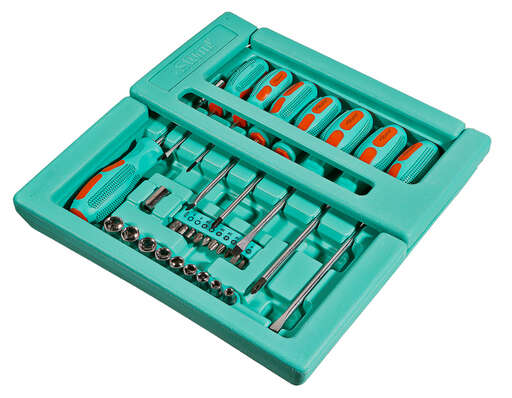 Изображение для Набор отверток 27 предметов, кейс-дисплей, CrV, Sturm!