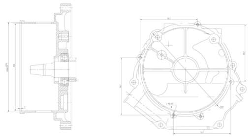 Изображение для Двигатель Lifan 190FD-V (15 лс, вал конусный короткий 54.45 мм, для генератора)