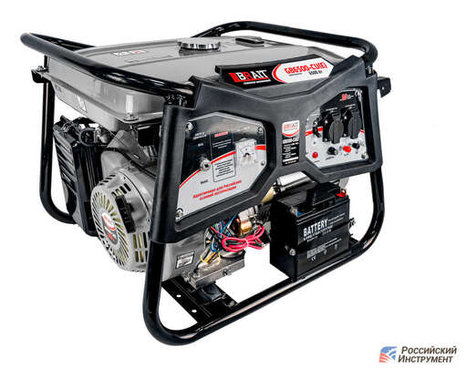 Изображение для Бензиновый генератор Brait GB-7500CU(E) (7.5 кВт, электростартер, медная обмотка) 