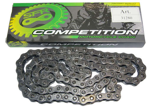 Изображение для Цепь (428H) SFR -100 зв. приводная усиленная, Альфа, Нитро, "Monster", цветная коробочка (НАБОР)