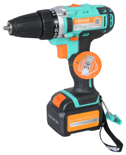 Изображение для Аккумуляторный шуруповерт Sturm! CD3224L