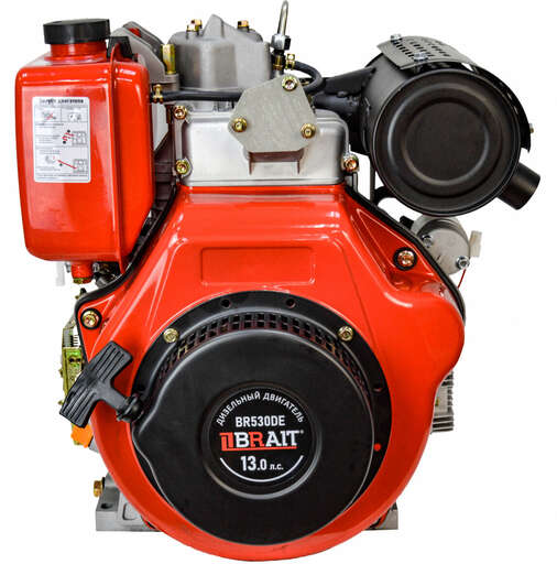 Изображение для Двигатель дизельный Brait BR530DE (13 лс, электростартер, 25 мм)