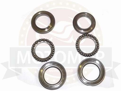 Изображение для Подшипники рулевой колонки Альфа, Дельта, Динго,  HUNTER, Симплер, СG125,Зодиак (НАБОР)