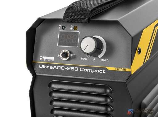 Изображение для Сварочный инверторный аппарат КЕДР UltraARC-250 Compact (MMA, Lift TIG, промо-набор)