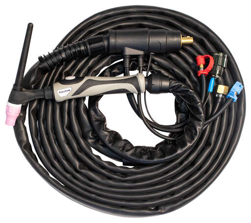 Изображение для Горелка TIG 450 8m WC HFL 50MMQ ,2pin, газ 3/8G, вода б/р (Аврора)