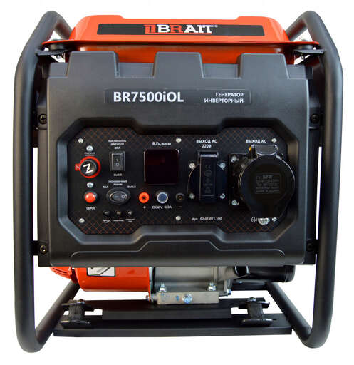 Изображение для Генератор бензиновый инверторный Brait BR7500iOL ( 5.5 кВт)