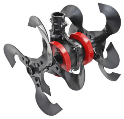 Изображение для Насадка Культиватор для мотокосы (9 зубов, D-28мм) закругленные фрезы, облегченная