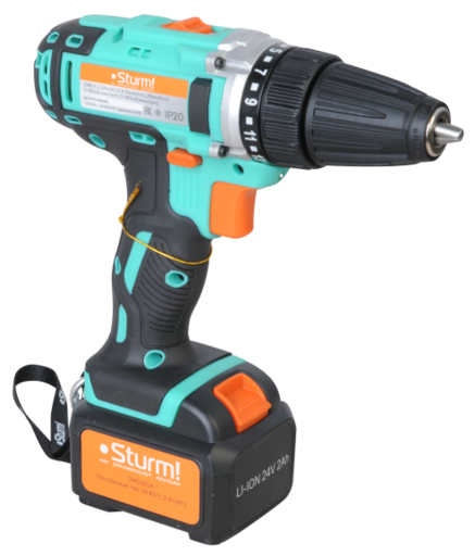 Изображение для Аккумуляторный шуруповерт Sturm! CD3224L