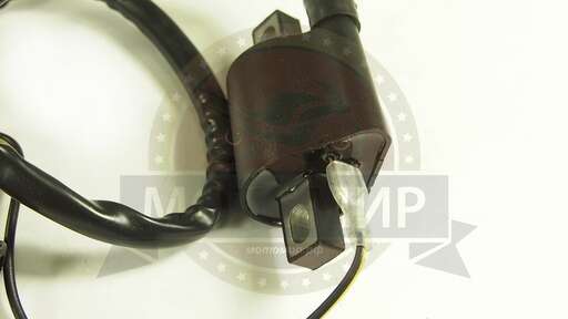 Изображение для Катушка зажигания CG125 как Альфа, трицикл Лифан с проводом и свечным колпачком, без кроншт.(НАБОР)