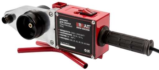 Изображение для Аппарат для сварки пластиковых труб Brait BWM-6M2000 (2 кВт)