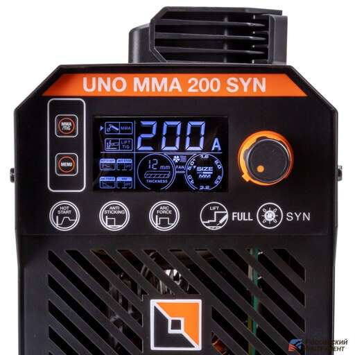 Изображение для Сварочный инверторный аппарат Foxweld UNO MMA 200 SYN (MMA/TIG LIFT, синергетическое управление)
