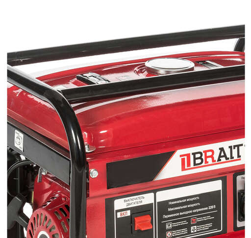 Изображение для Бензиновый генератор Brait BR-3800CU (3.2 кВт, медная обмотка)