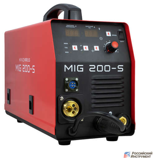 Изображение для Сварочный полуавтомат Foxweld KVAZARRUS MIG 200-S (синергетическое управление, MMA/MIG-MAG/TIG LIFT)