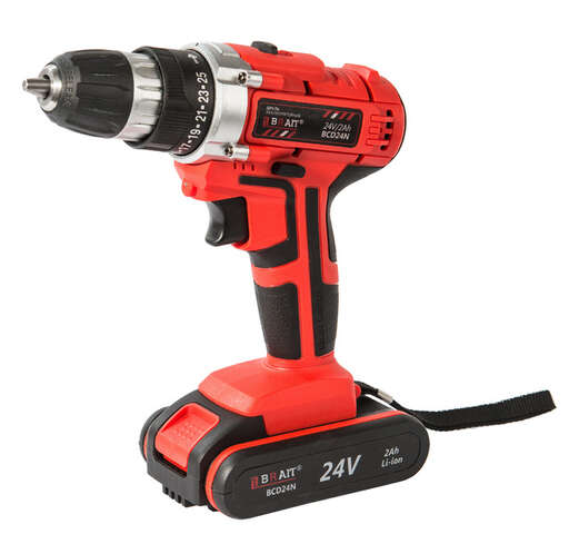 Изображение для Дрель-шуруповёрт Brait BCD24S (24В, 2 аккумулятора)