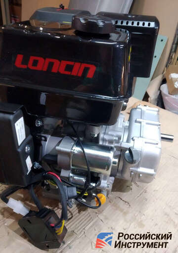 Изображение для Двигатель Loncin G420FD-B 18А (15 лс, электростартер, автоматическое сцепление, катушка освещения 18А)