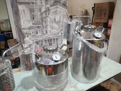 Изображение для Дистиллятор с термометром и сухопарником (20 л)