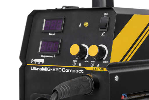 Изображение для Сварочный полуавтомат КЕДР UltraMIG-220 Compact (MMA, MIG/MAG)