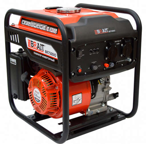Изображение для Генератор бензиновый Brait инверторный BR7500iO (5.5 кВт)