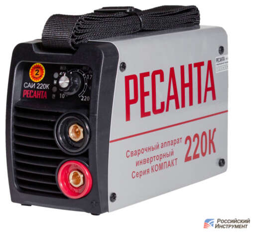 Изображение для Сварочный инверторный аппарат Ресанта САИ 220К (компакт)