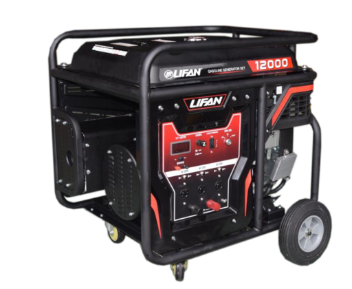 Изображение для Генератор бензиновый Lifan 12000EA (11 кВт, электростартер, возможность автозапуска)