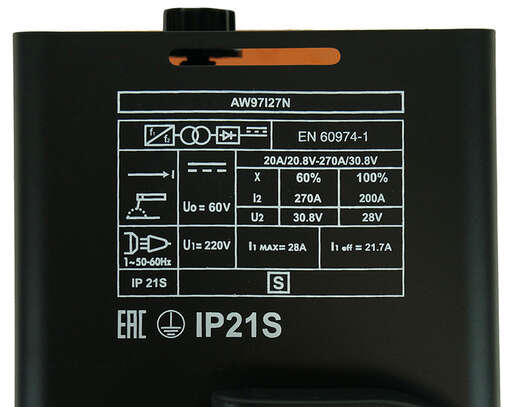 Изображение для Сварочный инвертор Sturm! AW97I27N