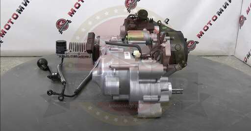 Изображение для Двигатель Stels Капитан150 4х т. 150 см3 157QMJ (GY6-150) моноблок с редуктором в сборе, масл.охлажд