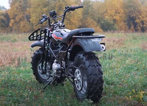 Изображение для Мотоцикл внедорожный СКАУТ-5 (ПОЛНЫЙ ПРИВОД) колеса 10" (резина 23х7-10")