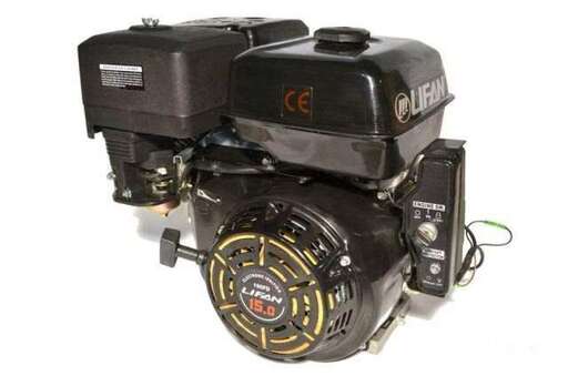 Изображение для Двигатель Lifan 190FD-R 18А (15 лс, электростартер, автоматическое сцепление, катушка освещения 18А)