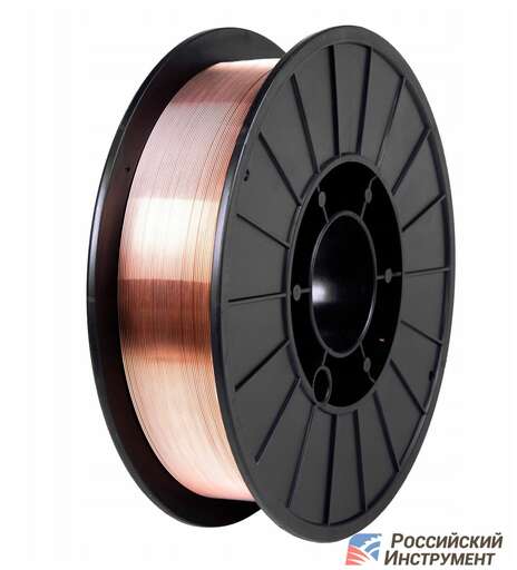 Изображение для Сварочная проволока омедненная Foxweld ER70S-6 (1 кг, 0.8 мм)