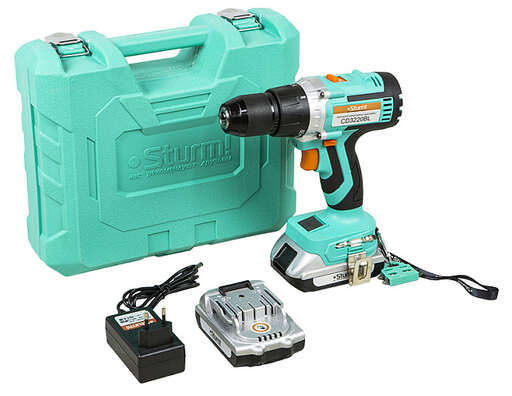 Изображение для Аккумуляторный шуруповерт Sturm! CD3220BL